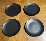 4 X H&m Home 8 Salad Plates - Black Matte. Fixed Price $49.98.
