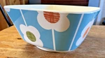 Orla Kiely Serving Bowl 10 Square Melamine Blue Flowers Scribble. Fixed Price $39.99.