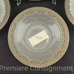 Arte Italica Vetro Silver Forsted Glass 8.5 In Soup Pasta Bowl(s) 4 Available. Fixed Price $74.99.