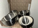 Vollrath Stainless Steel Angled Bowl Beehive Double Wall 1QT/2.5QT (QTY-4). Fixed Price $99.99.