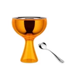 Di Alessi Big Love Bowl And Spoon, Orange. Fixed Price $160.80.