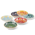 Small Bowls - Ice Cream Dessert 8.5 Oz Ceramic Set Of 6 Colorfu.... Fixed Price $35.40.