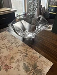 Lenox Organics Wave, 11 Clear Bowl, Non-lead Crystal. Fixed Price $28.00.