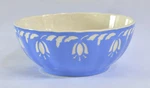 Antique Villeroy & Boch Dresden Saxony 6802 Blue Relief Bowl 5IN Crack. Fixed Price $25.99.