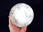 Imperial Seville 5303 Set(s) 0F 4 Dessert Bowls Blue Roses Gray Scrolls Euc. Fixed Price $11.99.