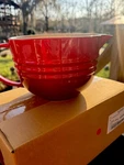 Le Creuset Stoneware Batter Bowl 2L Cerise. Fixed Price $74.50.