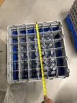 Cambro 25S418168 Camrack Glass W/ (36) Compartments - (1) Gray Extender,. Fixed Price $65.00.