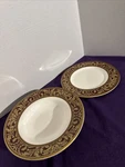 Royal Doulton Tennyson Rimmed Soup Bowl 8 & Salad Plate Excellent Condition. Fixed Price $38.00.