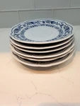 Vintage Kahla Zwiebelmuster Blue Onion Soup Bowl Saucers Set Of 6 Gdr East Grmy. Fixed Price $34.00.