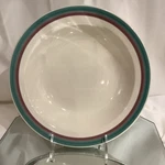 Pfaltzgraff Juniper 10 Pasta Bowl Green Mauve. Fixed Price $10.95.