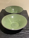 Gibson Fusion Wasabi By Gabbay Salad / Soup Bowls 2 Available. Fixed Price $11.86.