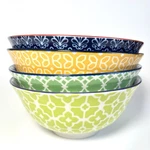 Porcelain Chelsea Bowls 5.75 Set Of 4 Certified International Multicolor Boho. Fixed Price $19.99.