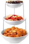 Masirs 3-TIER Collapsible Bowl: Decorative Design Folds For Assorted Sizes. Fixed Price $16.63.