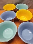Vintage Pioneer Woman Ramekin 4" Floral Print Bowls Lot Of 6, New. Fixed Price $25.95.
