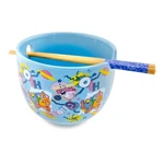 Adventure Time Toss Print 20-OUNCE Ramen Bowl And Chopstick Set. Fixed Price $29.99.