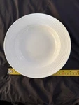 5 Maxwell Williams White Basics 9" Soup Bowls - First Quality Porcelain. Fixed Price $29.00.