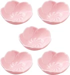 Jusalpha 5 Pc Pink Cherry Blossom Ceramic Sauce Dish, Seasoning Sushi S.... Fixed Price $20.51.