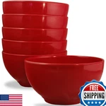 Calypso Basics By Reston Lloyd Melamine Bowl Of Red 16 Ounces 73600RSET. Fixed Price $52.25.