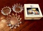 (3) Acrylic Nesting Bowls Grainware Carlisle "the Sunflower Set" Candy, Snacks,. Fixed Price $9.99.