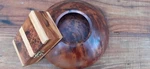 Wooden Bowl Thuya Grain Knots Handmade Morocco Gift Moroccan Great. Fixed Price $100.99.