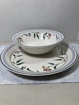 Noritake Keltcraft Ireland 9200 Shannon Spring Chop Plate + Serving Bowl Pcs. Fixed Price $49.99.