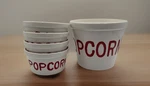 Everybody Loves Popcorn Set Large Serving 4 Snack Ceramic. Fixed Price $40.00.