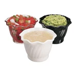 Cambro 5 Oz White Polycarbonate Swirl Bowl - 3 1/2" Dia X 7/16". Fixed Price $24.78.