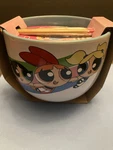 Powerpuff Girls Ceramic Ramen Bowl With Chopsticks Noodle New. Fixed Price $12.99.