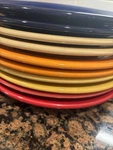Fiesta Ware Classic Rim Soup Cereal Bowls 6 7/8". Fixed Price $10.00.