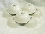 8 Oneida Picnic 4 Inch Basket Weave Sauce Dipping Bowls Fruit Berry Dishes Exc. Fixed Price $32.00.