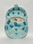 Seasonal Elements Ceramic Chip And Dip Platter, Christmas Snowman, Serving Dish. Fixed Price $29.99.