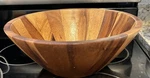 The Cellar Acacia Wood Salad Bowl 12 Diameter. Fixed Price $21.95.