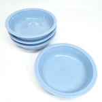 Set (4) Hlc Fiestaware Cereal/soup Bowls Periwinkle Blue Homer Laughlin Coupe. Fixed Price $34.00.