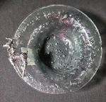 Mud Pie Reindeer Clear Glass Bowl Embellshment Condument Christmas. Fixed Price $25.00.