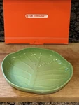 Le Creuset Stoneware Medium Cabbage Dish Palm Green 9" In Box. Fixed Price $79.99.