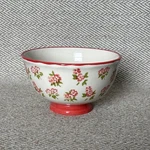 Pioneer Women Timeless Floral Red Footed Pedestal Bowl 6". Fixed Price $14.99.