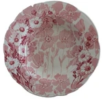 Wood Sons England Gay Day Pink 8 Inch Large Rim Soup Bowls Set Of 10. Fixed Price $38.00.