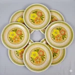 Melamine Dinner Plates (8) Harvest Blossom National Home Products Artisan Ware. Fixed Price $29.95.