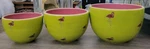 Rare Pink Flamingo Lime Green Nesting Bowls Set Of 3 Boston Warehouse. Fixed Price $30.00.