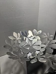 Ikea Stockholm Monica Mulder Design Stainless Steel Metal Floral Fruit Bowl 16". Fixed Price $24.60.