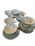Lenox Kingsley X455 Set 9 Tea Coffee Cup 2"H & Saucer 5.75"D Mint. Fixed Price $89.99.
