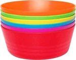 Plastic Toddler Set Of 6 - 10 Oz Kids Bowls, Microwave & Dishwasher Safe,. Fixed Price $19.99.
