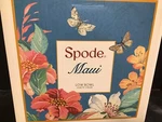 Spode Maui Hawaiian Serving Bowl Brush Stoke Flowers Porcelain 10 New. Fixed Price $14.98.