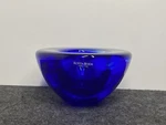 Kosta Boda Blue Contrast Sweden Handmade Art Glass Bowl. Fixed Price $25.00.