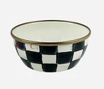 Mackenzie Childs Courtly Check Enamel Pinch Bowl 4.5" Diameter Brand New. Fixed Price $35.00.