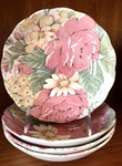 Nikko English Garden Soup Cereal 6 3/4 Set Of Bowls. Fixed Price $44.00.