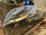 Lot 40 Fortessa Serrated Restaurant Supply Steak Knives 9.5 Black Silver Knife. Fixed Price $79.99.