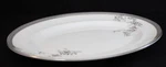Wedgwood Vera Lace Platinum 14" Platter Bone China 501272 Great Condition. Fixed Price $142.88.