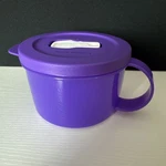 Tupperware Crystalwave Plus Soup Mug Microwavable Purple 2 Cup / 500ML New. Fixed Price $20.99.