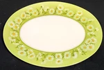 Vtg Oneida Deluxe Melamine Plate Platter 12 3/4" Floral Daisy Mcm Garden Core. Fixed Price $38.65.